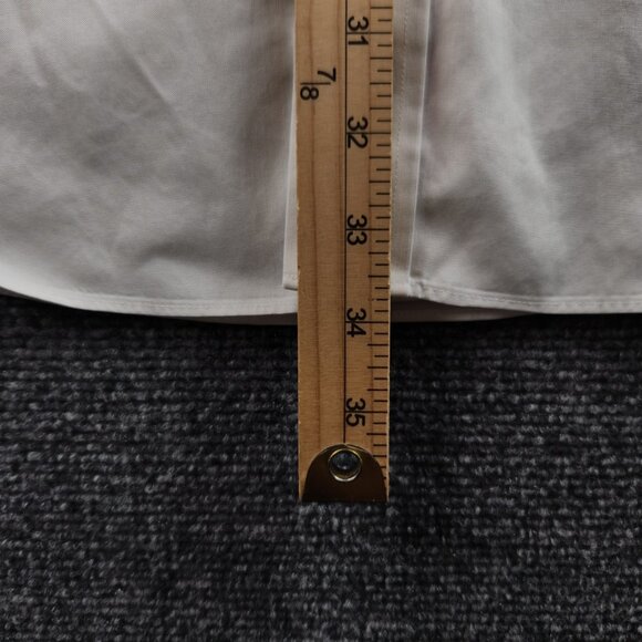 Brooks Brothers Cotton Non-Iron Button-Down White 18 4/5 Pocket Long Sleeve Mens - Picture 10 of 16